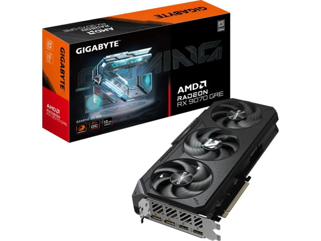 Graficka karta GIGABYTE RX 9070GRE AMD/12GB/GDDR6/256bit/crna