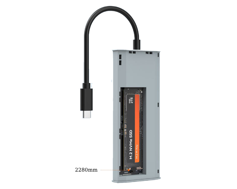 USB 3.2 Gen2 x 1 Tip-C 6 u 1 SATA &PCIe NvMe M.2 Kućište sa HDMI/PD/USB , KH1001