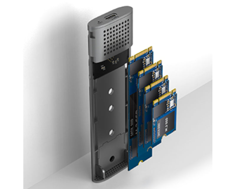 Externo Kućište USB3.2 tip-C za M.2 PCIe NVMe/SATA SSD diskove K1691