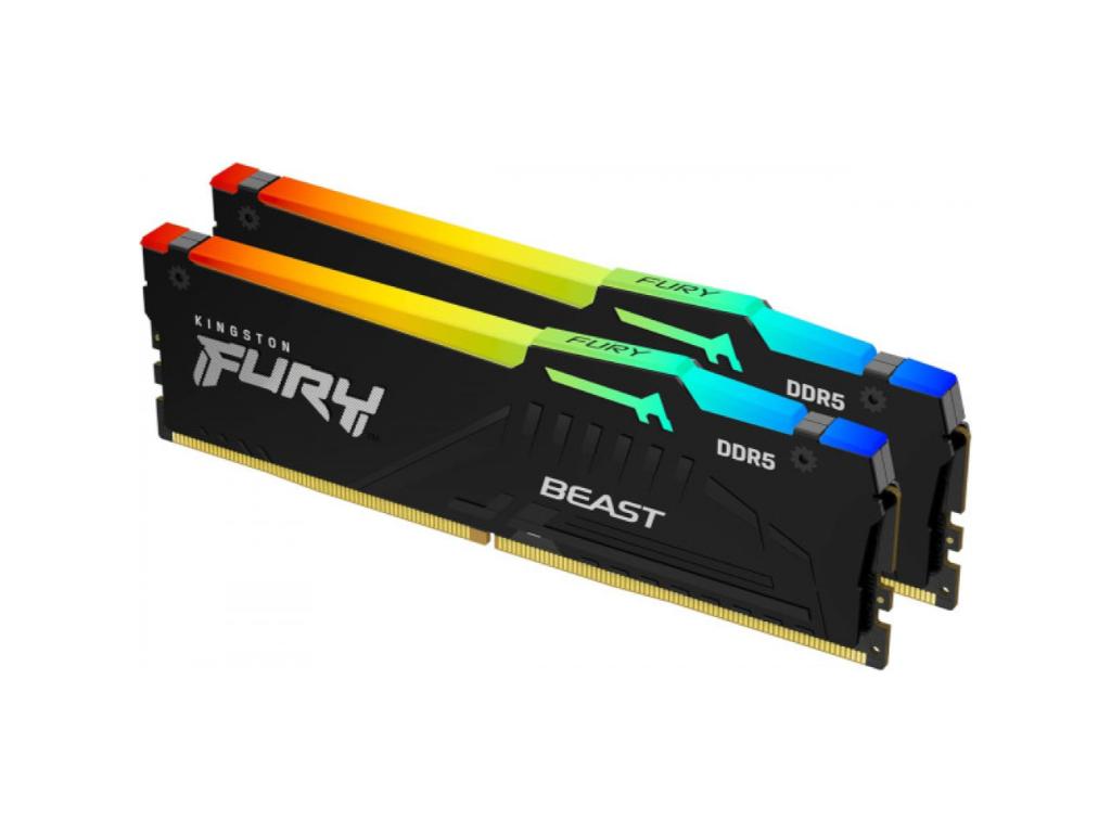 Memorija KINGSTON 16GB(2x8GB)/DIMM/DDR5/5600MHz/CL40/FURY Beast