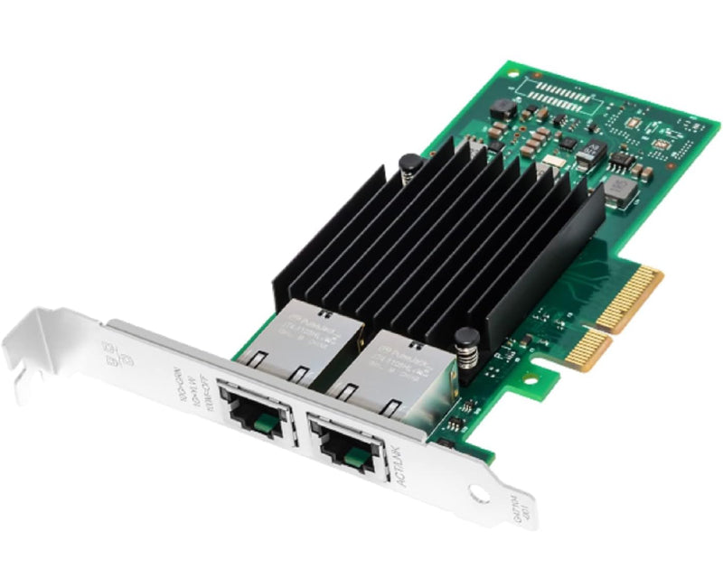 PCI-Express x4 kontroler na 2-porta 10 Gigabit Ethernet (Intel x 550)