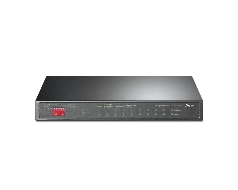 TL-SG1210MP POE+switch 8-port GIGABIT
