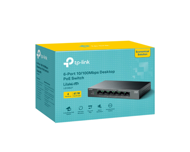 LS106LP 6-port 10/100mbps Desktop switch