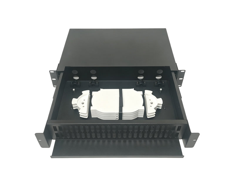 Fiber patch panel/48-port/2U/SC/DX