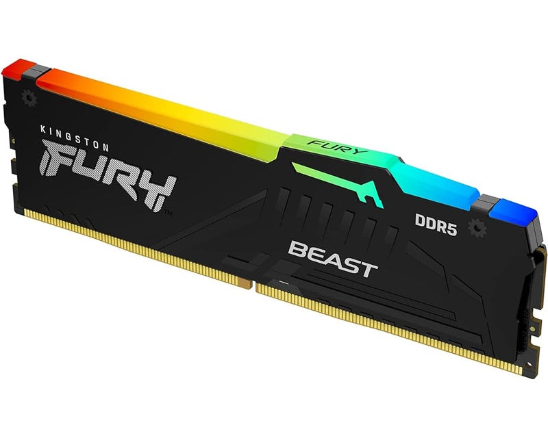 DIMM DDR5 16GB 6800MT/s KF568C34BBEA-16 FURY Beast Black RGB EXPO