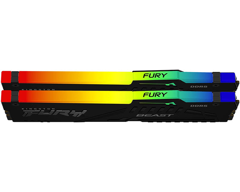DIMM DDR5 64GB (2x32GB kit) 6400MT/s KF564C32BBEAK2-64 FURY Beast Black RGB EXPO