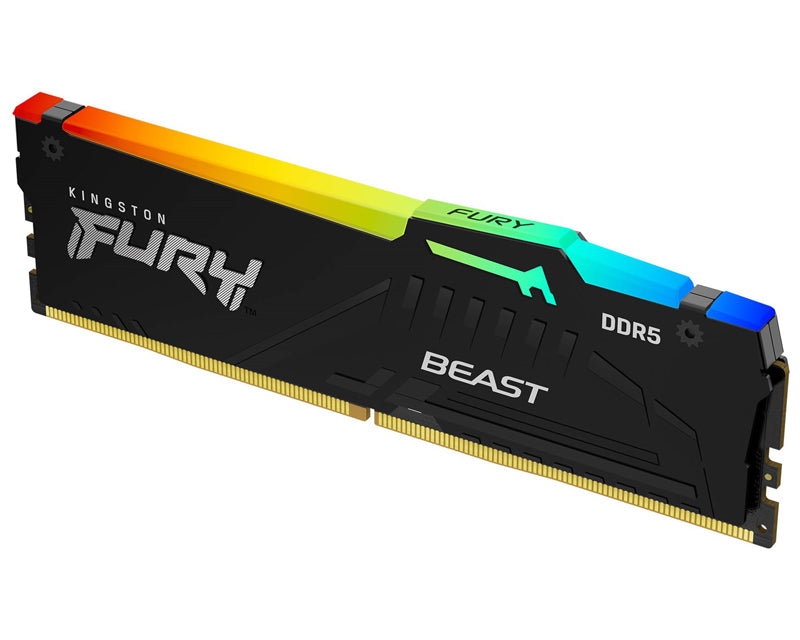 DIMM DDR5 32GB 5600MT/s KF556C36BBE2A-32 FURY Beast Black RGB EXPO