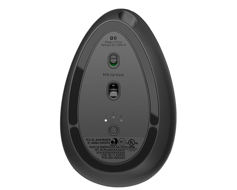 MX Vertical Advanced Ergonomic Wireless Graphite miš