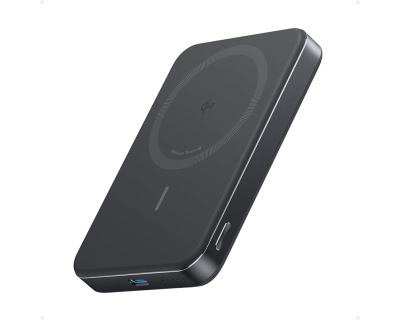 MagGo 10000mAh, 15W, magnetno bežični power bank, crni