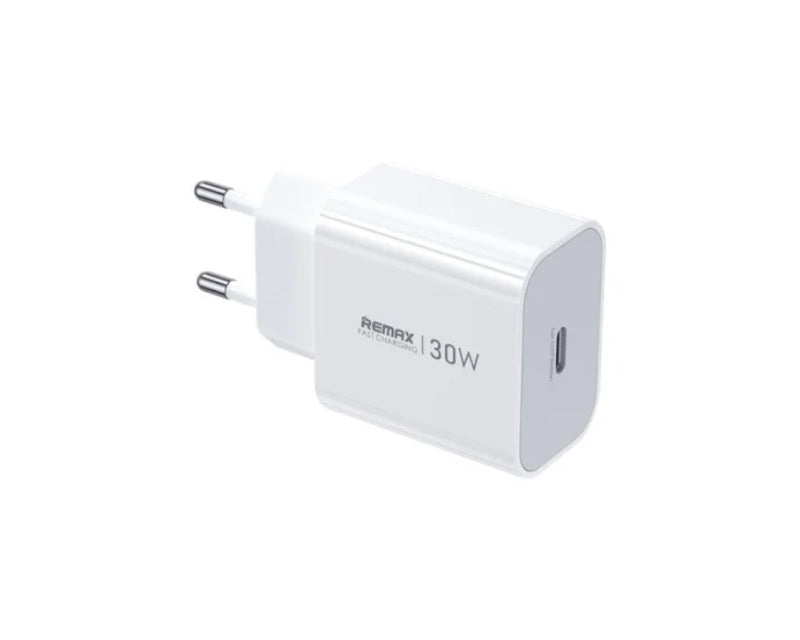 Strujni Fast punjač Huiying GaN 1xTIP C30W CA-09, beli