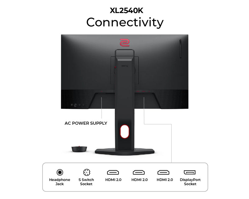 24.5 inča Zowie XL2540K FHD 1920x1080 TN 240 Hz gaming monitor
