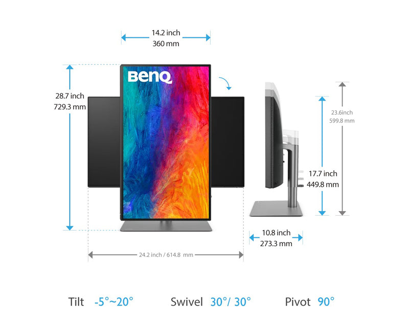 27 inča PD2725U 4K 3840x2160 IPS Thunderbolt 3 65W dizajnerski monitor