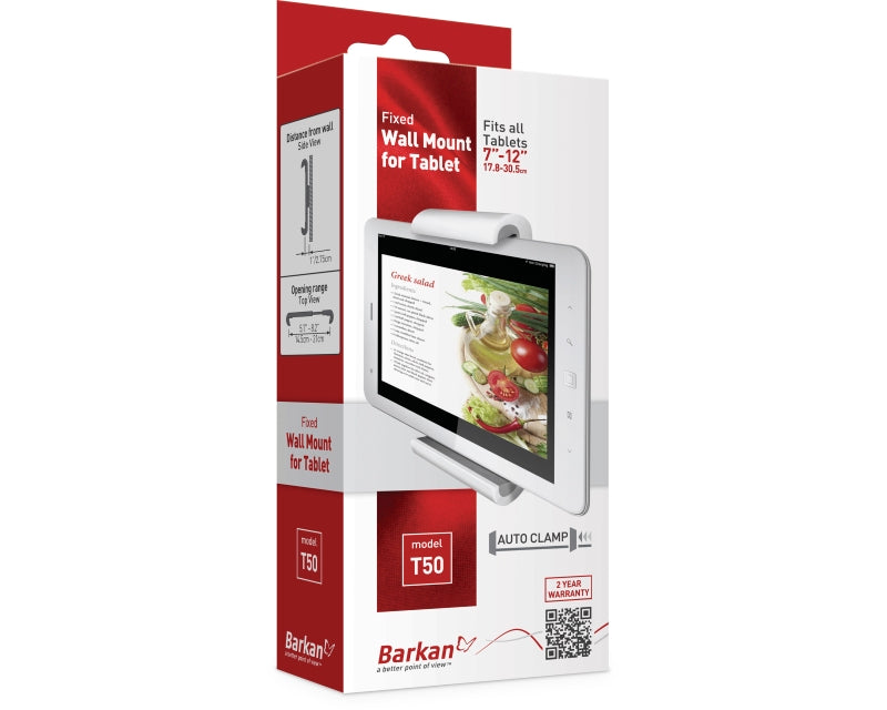 T50 Univerzalni zidni nosač za tablet od 7 do 12 inča