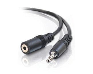 Kabl audio 3.5mm - 3.5mm M/F (produžni) 3m crni