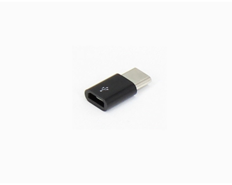 Adapter USB 3.1 tip C (M) - Micro USB (F) crni