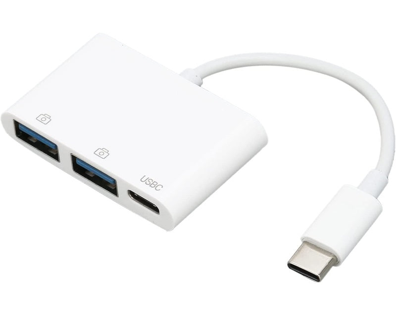 Adapter TIP-C na 2xUSB+TIP-C