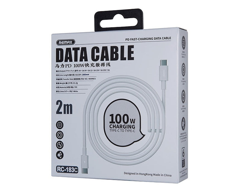 DATA kabl Marlik TIP C na TIP C RC-183c 100W, 2m beli
