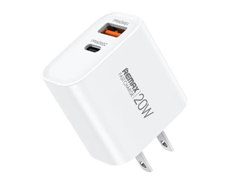 Strujni Fast punjac Kiddy 1xUSB3.0+1 xTIP C 20W RP-U120, beli
