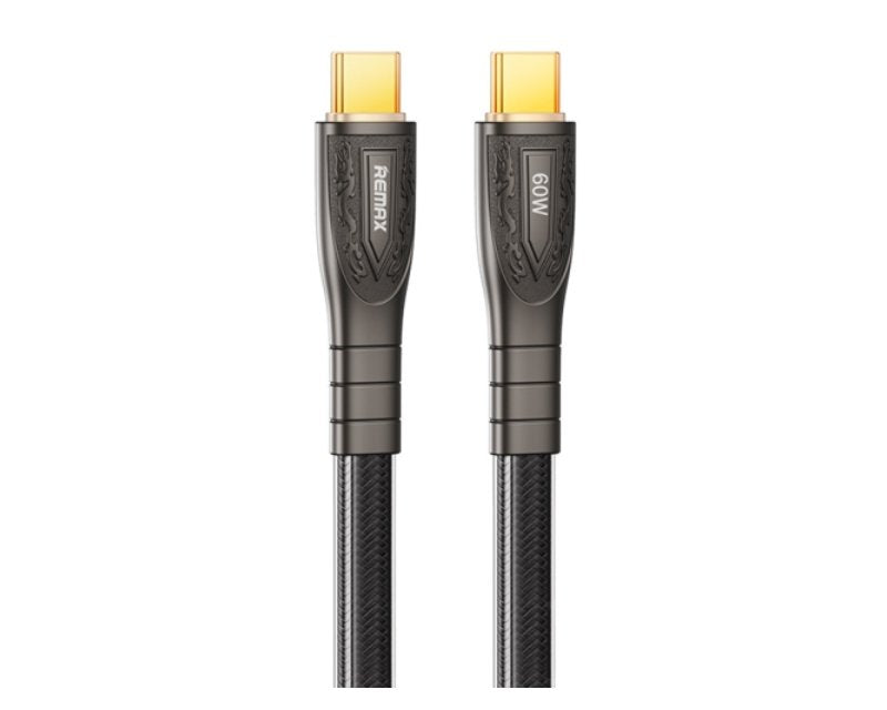 DATA kabl Prime TIP C na TIP C RC-C166 60W, 1.2m crni