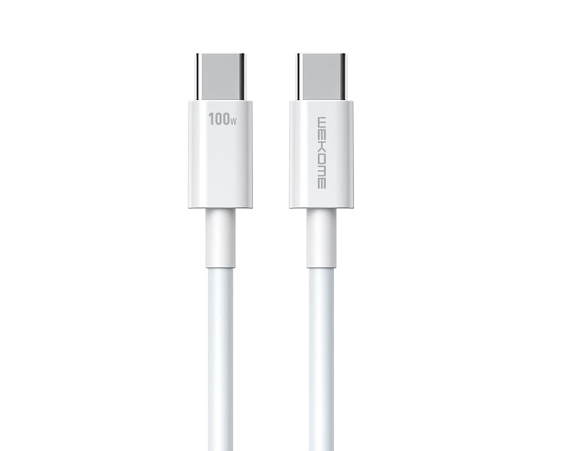 WDC-182 Kabl 3.1 USB tip C M/M 1m, za Superbrzo punjenje 100W/480Mbps, beli