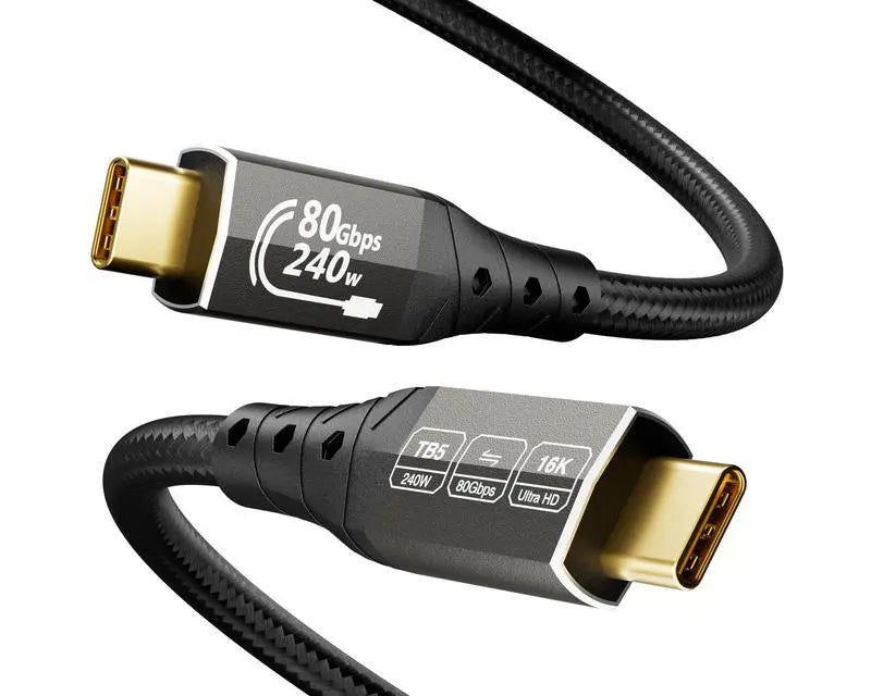 Kabl USB4 V2.0 USB C-CM/M Thunderbolt 5/4, 80Gbps/PD 16K@60Hz 8K@120Hz, 2m, crni