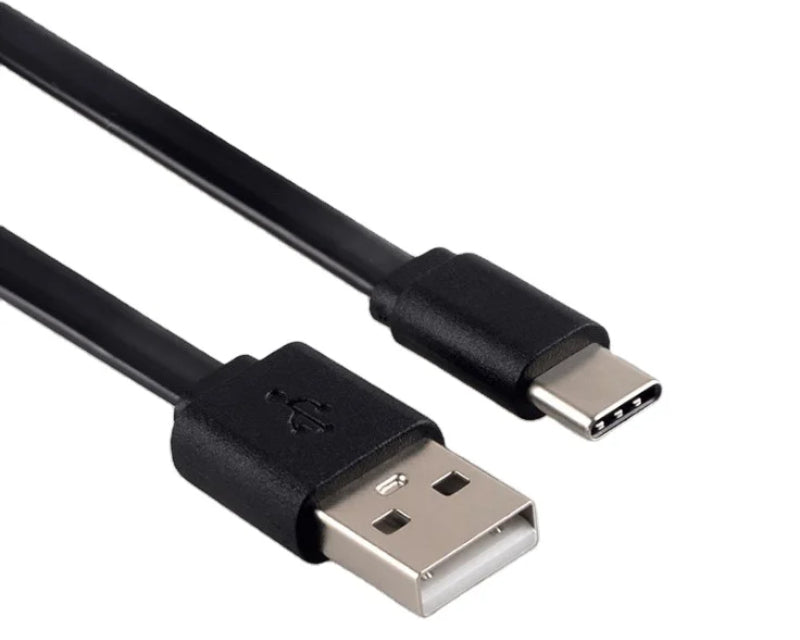 Kabl 2.0 USB A - USB 3.1 tip C M/M 5A, 2m, za brzo punjenje, crni