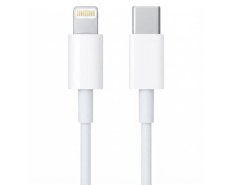 Kabl USB tip C na iPhone Lighting 5,6,7 3 A, 1m beli