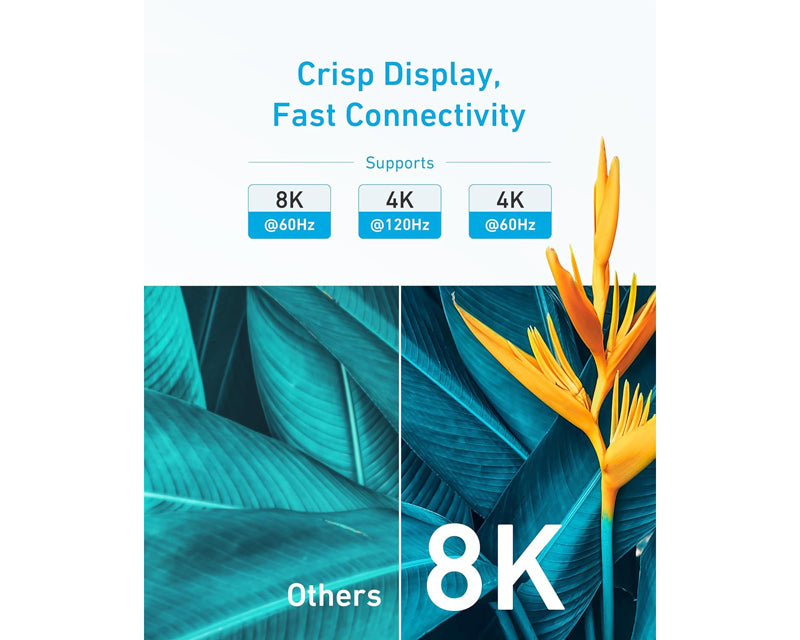 Video kabl HDMI (M) - HDMI (M) 8K 1.8m crni