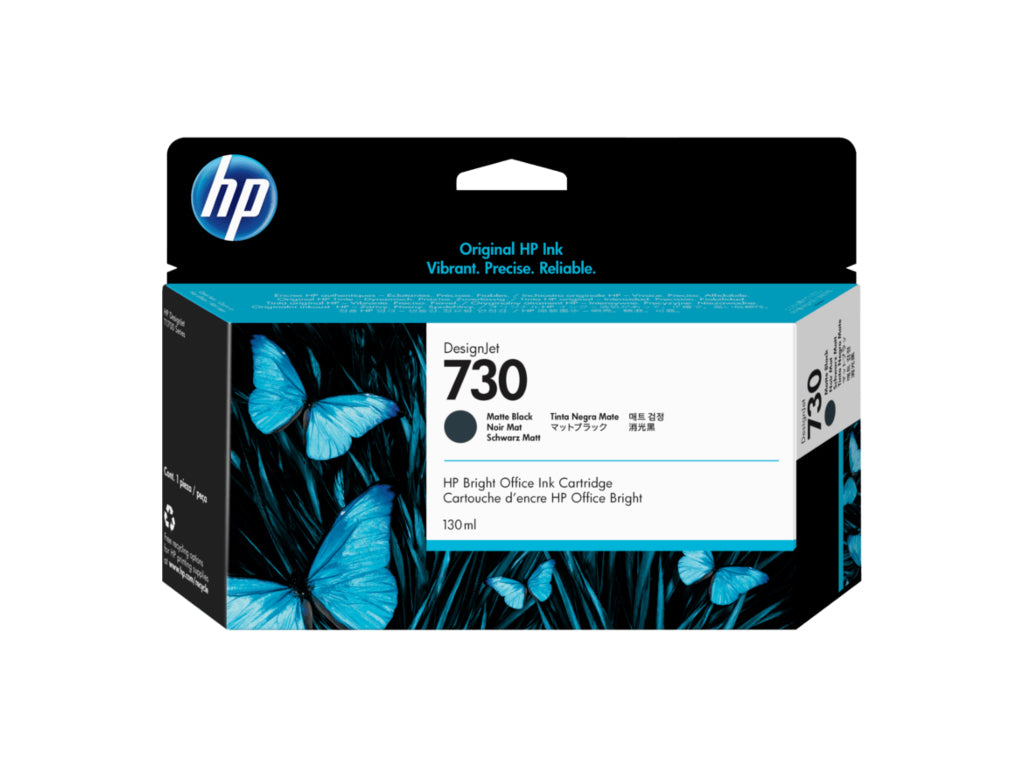 Kertridž HP 730 130ml/mat crna