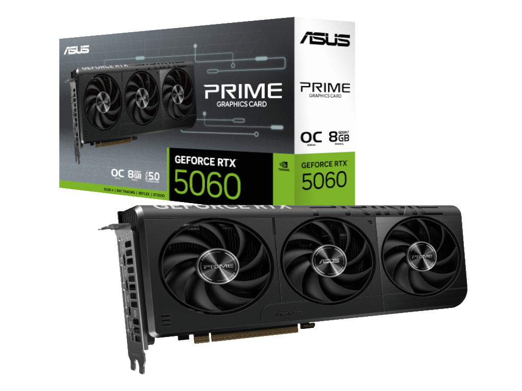 Graficka karta ASUS PRIME RTX 5060 8GB/GDDR7/128bit/crna