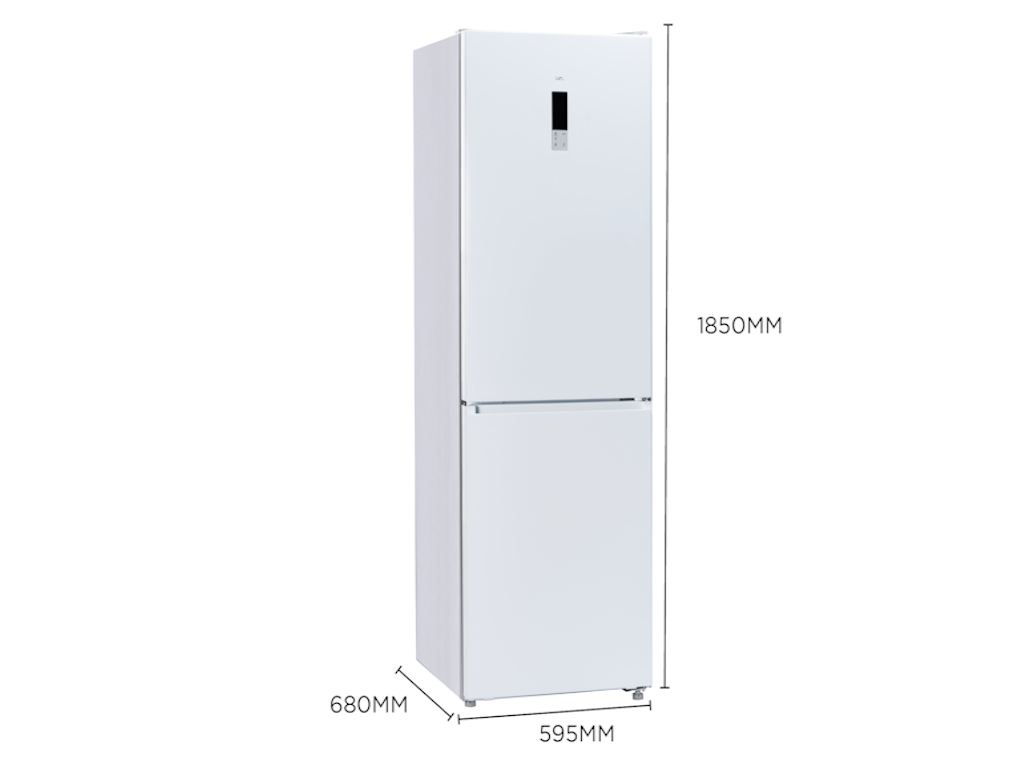 Frižider TCL RP409BWD0EE/samostojeci/kombinovani/Total No Frost/D/409L/185x59,5x68cm/bela