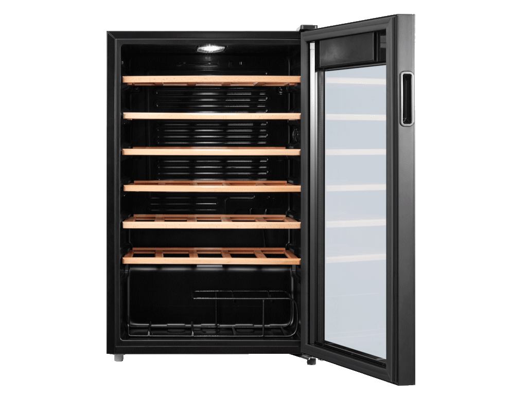 Vinska vitrina TESLA RW092M/G/93L/47x47x84,5cm/crna