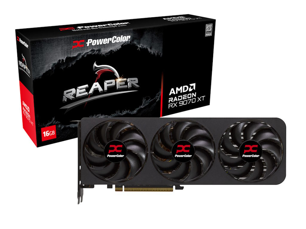 Graficka karta POWER COLOR RX 9070 XT 16G-A Reaper AMD/16GB/GDDR6/256bit/crna
