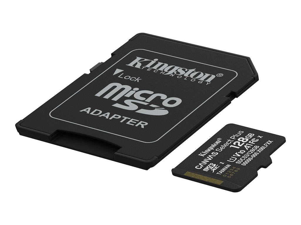 Memorije kartice KINGSTON SDCS3/128GB/microSDXC/128GB/Class10 U1/150MB/s + adapter