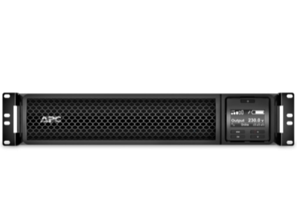 UPS, APC, Smart-UPS, 3000VA, On-Line, doble conv, Rack 2U , 230V, 8xC13+2xC19, SmartSlot, rail set