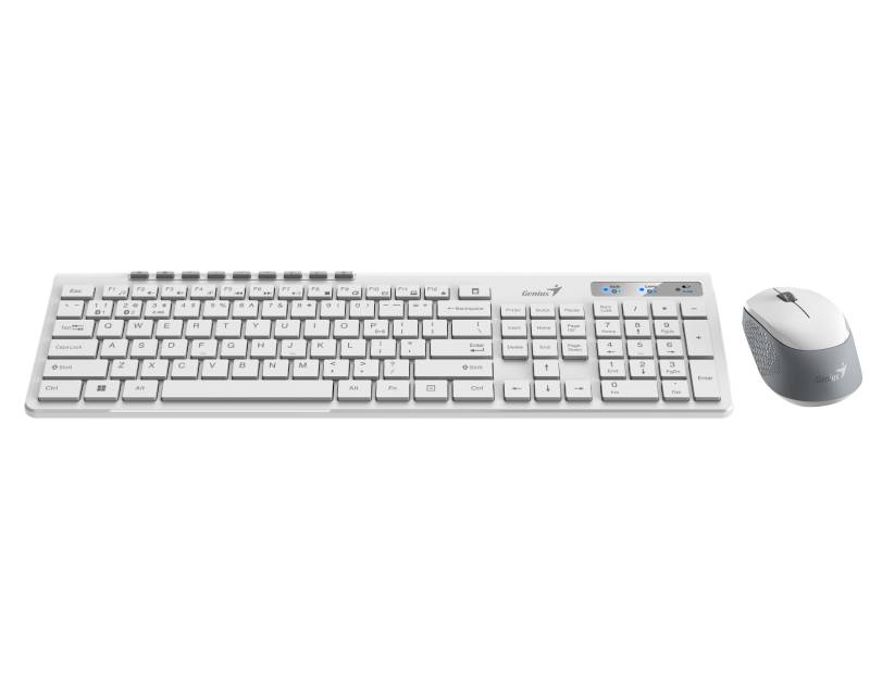 SlimStar 8230 Wireless USB US bela tastatura+ miš
