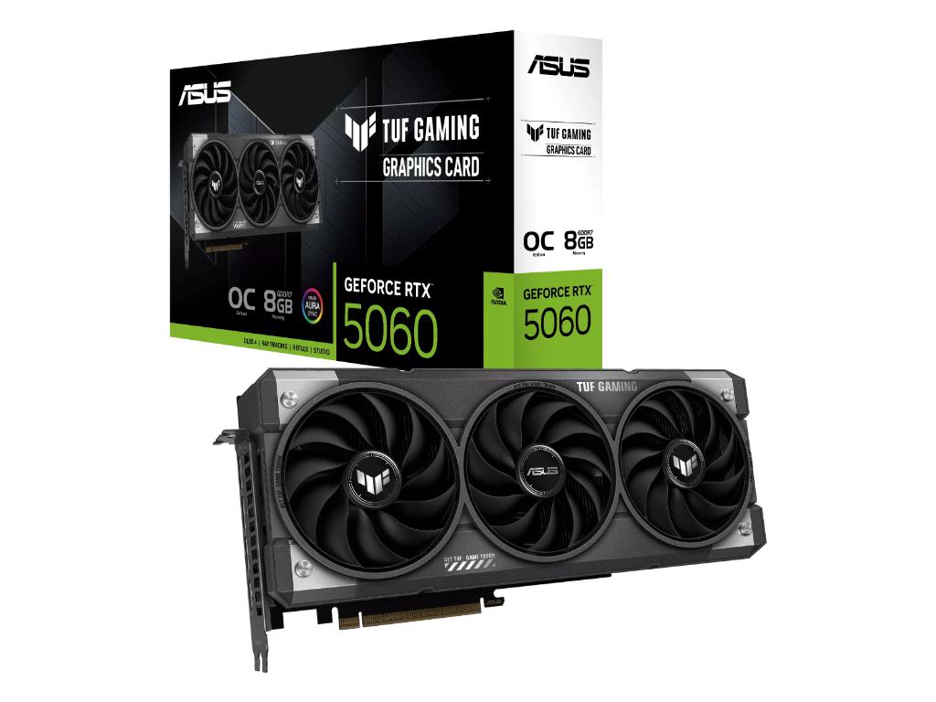 Graficka kartica ASUS TUF-RTX5060-O8G-GAMING NVD/8GB/GDDR7/128bit/crna