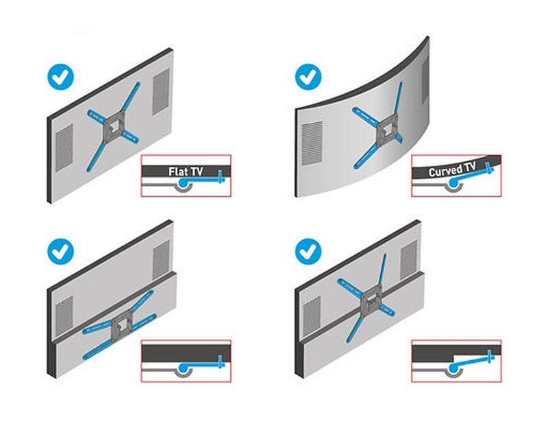 BM443XL LCD TV zglobni zidni nosač od 13 do 86 inča
