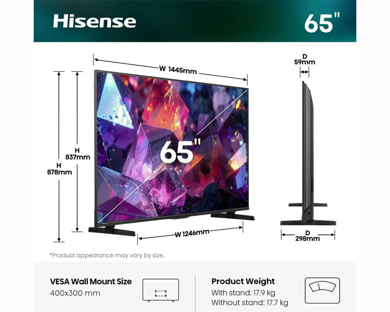 65 inča 65E7S PRO Hi-QLED 4K UHD Smart TV