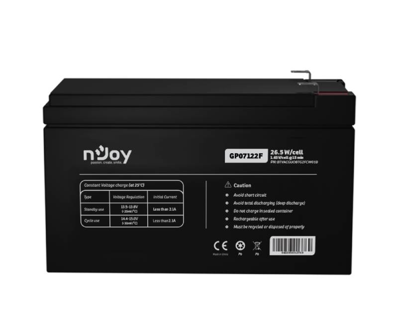 GP07122F baterija za UPS 12V 7Ah (BTVACGUOBTG2FCW01B)