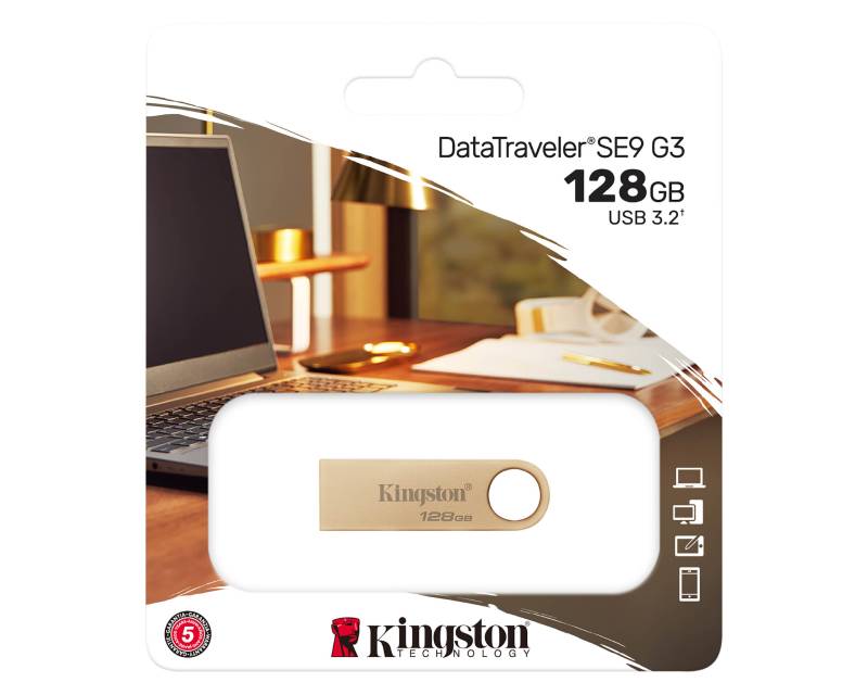 128GB DataTraveler SE9 G3 USB 3.0 flash DTSE9G3/128GB champagne