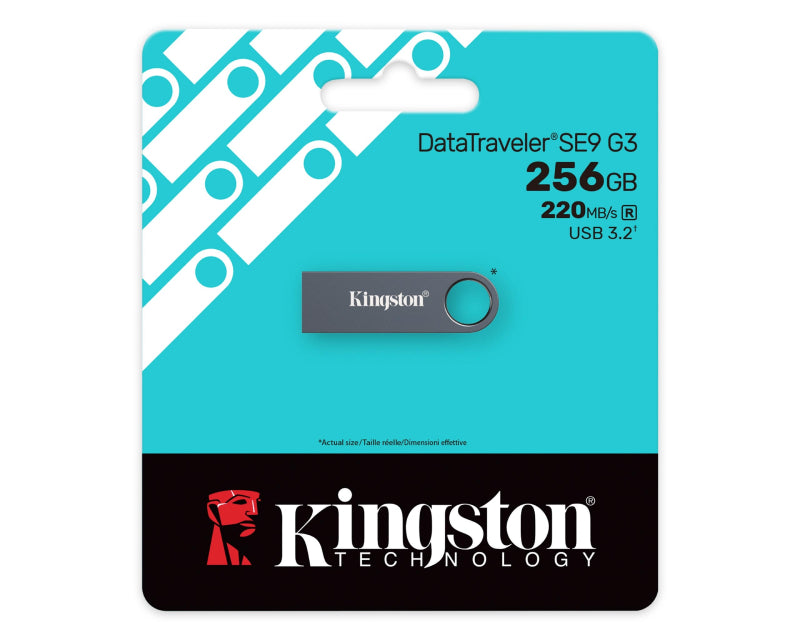 256GB DataTraveler SE9 G3 USB 3.2 Gen1 KE-U2X256-1AC