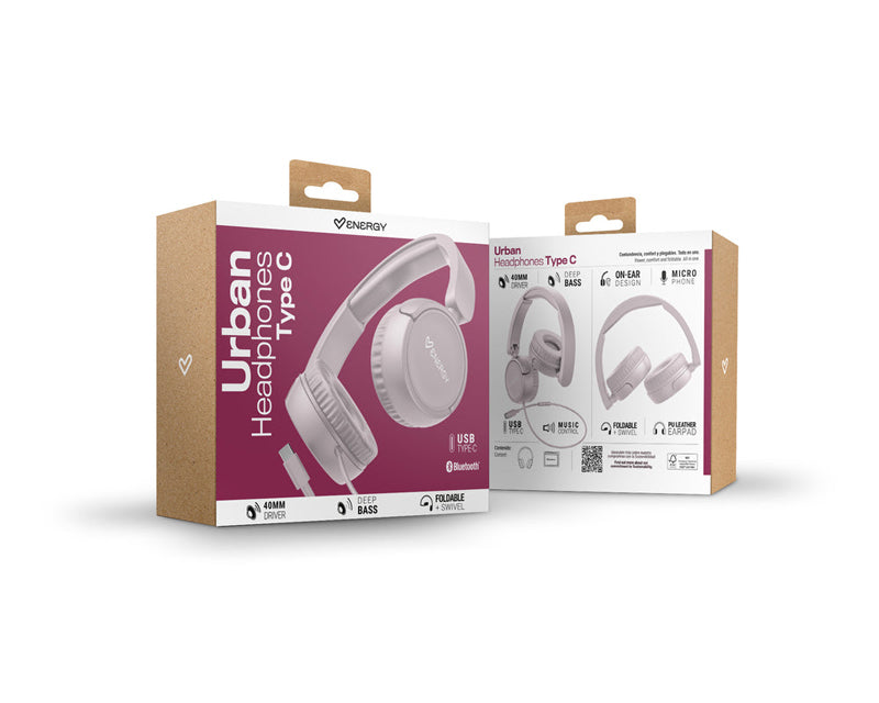 Urban Pink Type C slušalice roze (M50122)