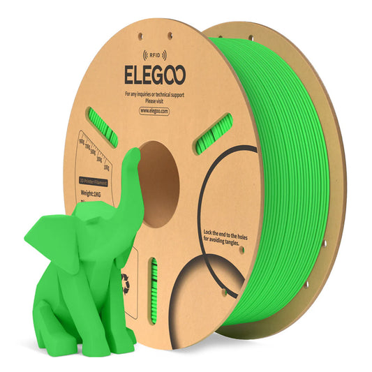 PLA Neon Green 1,75 mm / 1000 g Paper Spool(RFID)