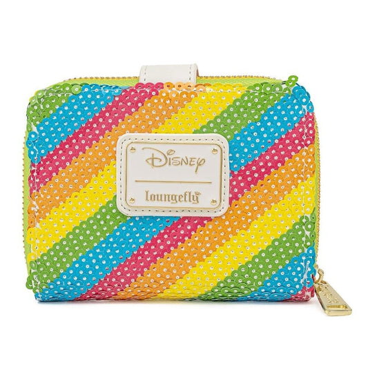Disney Sequin Rainbow Zip Wallet