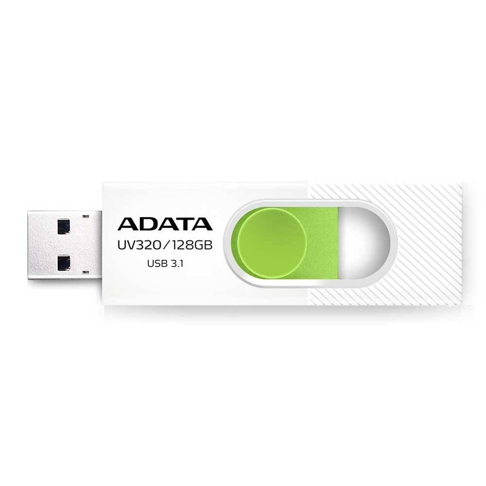 USB Flash Drive 3.2 128GB belo/zeleni AUV320-128G-RWHGN