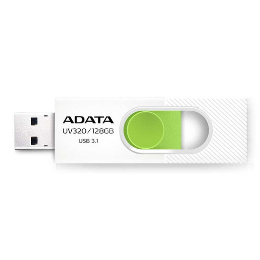 USB Flash Drive 3.2 128GB belo/zeleni AUV320-128G-RWHGN