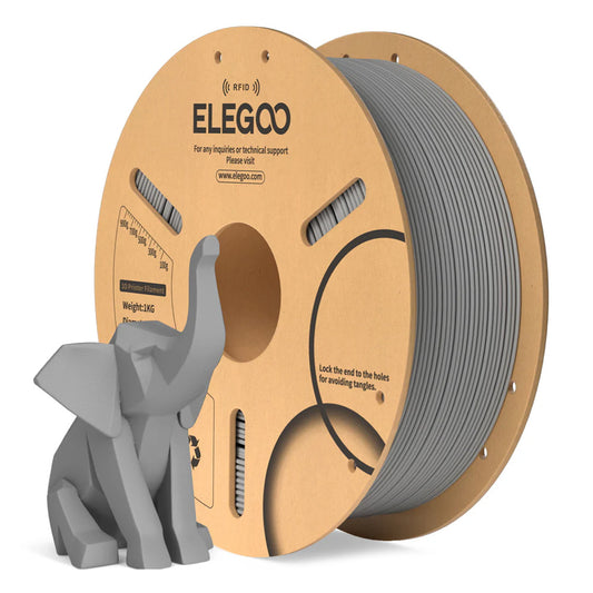 PLA Grey 1,75 mm / 1000 g Paper Spool(RFID)