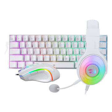 Redragon 3 in 1 Combo S129W Keyboard, Mouse and Headphones