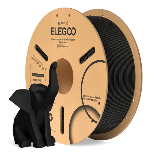 PLA Black 1,75 mm / 1000 g Paper Spool(RFID)